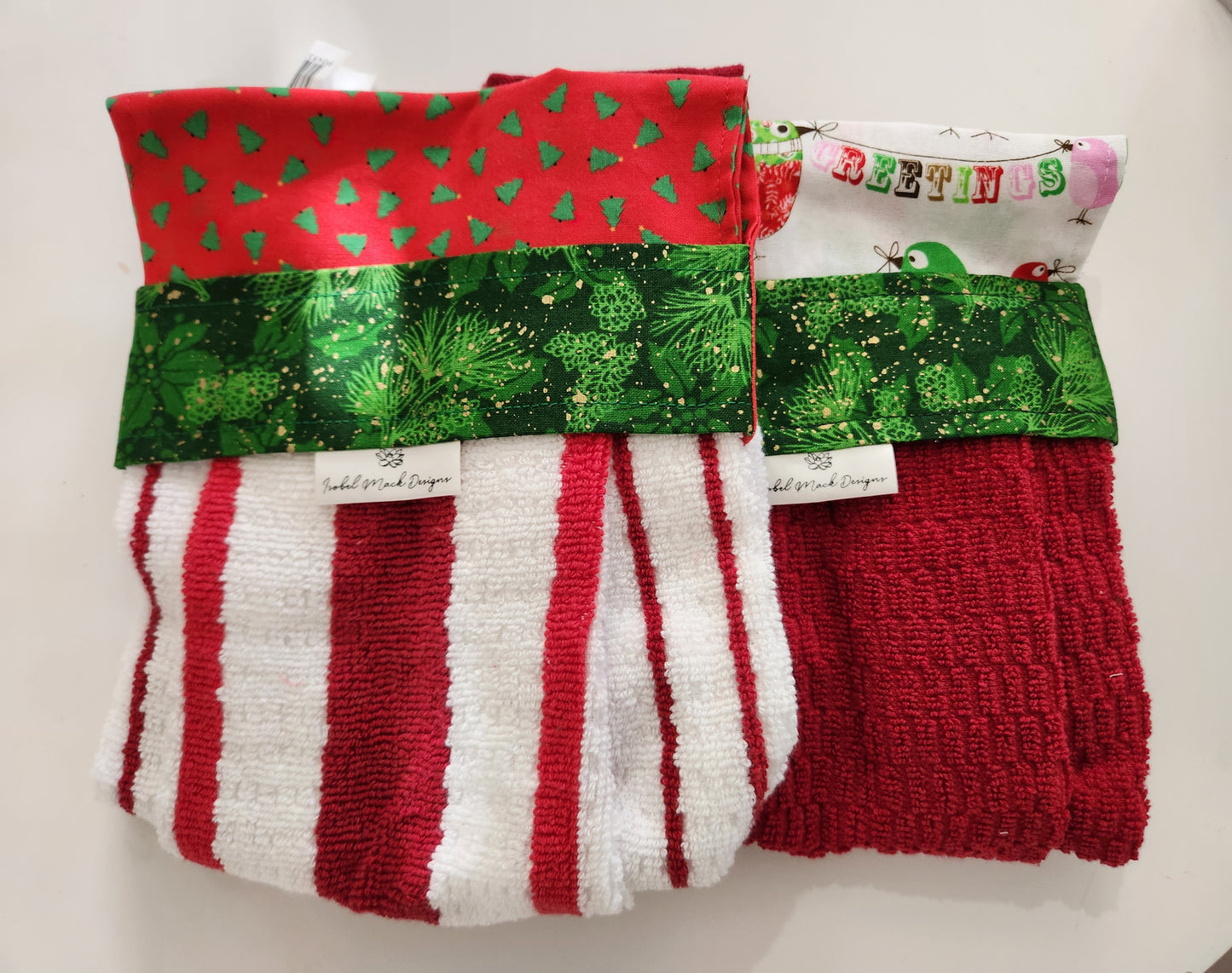 Christmas Birds Handtowel Set