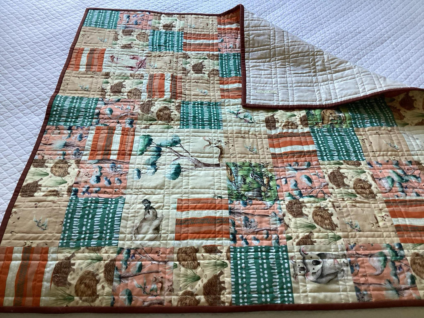 Aussie Animals Cot Quilt