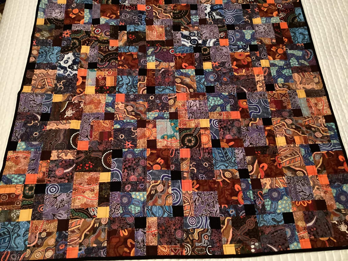 Indigenous Cot Quilt Large